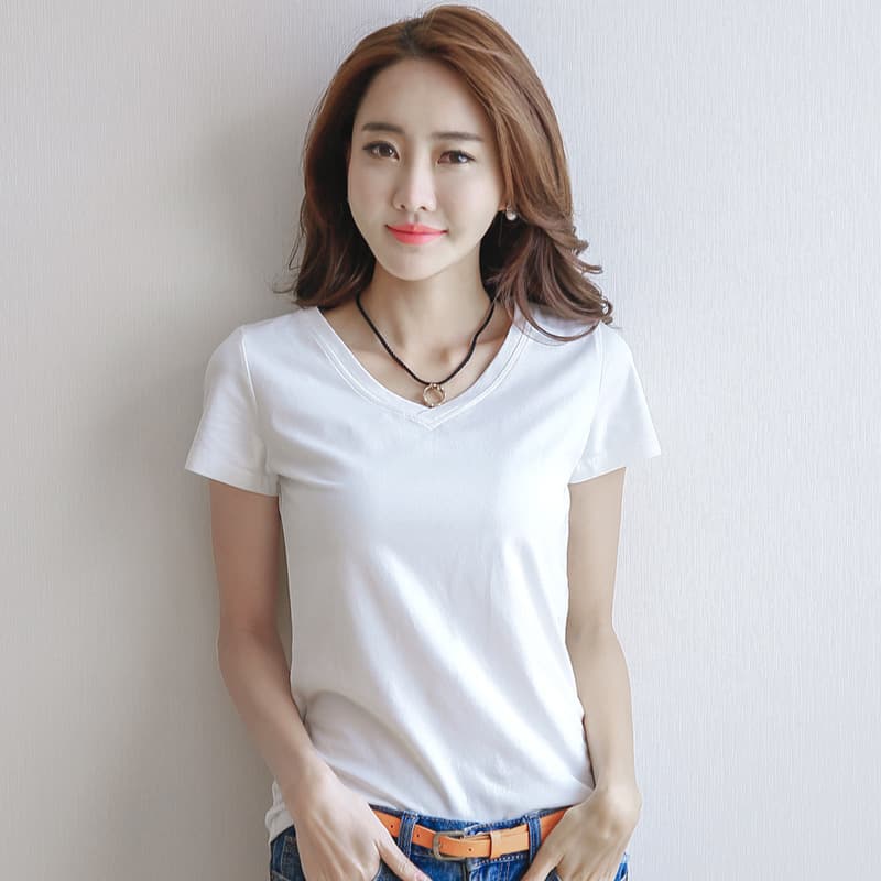 無地 Tシャツ すっきり着こなせる美シルエット半袖