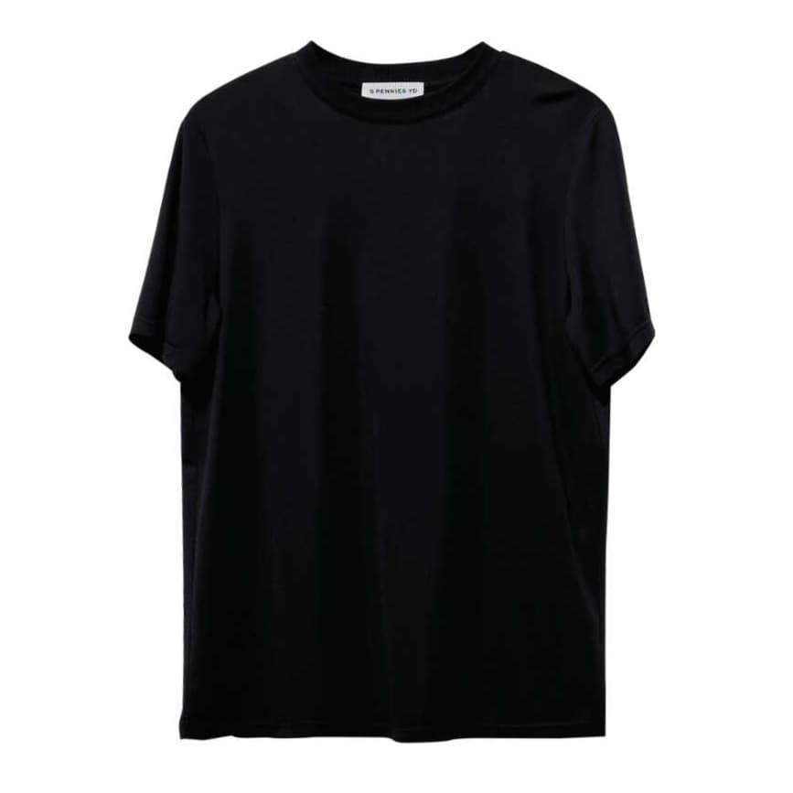 無地 シャツ シンプル クルーネック 半袖シャツ