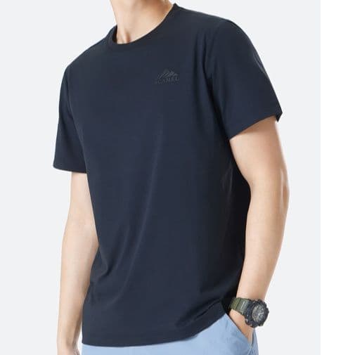 無地 Tシャツ シンプル美シルエット 柔らか素材半袖