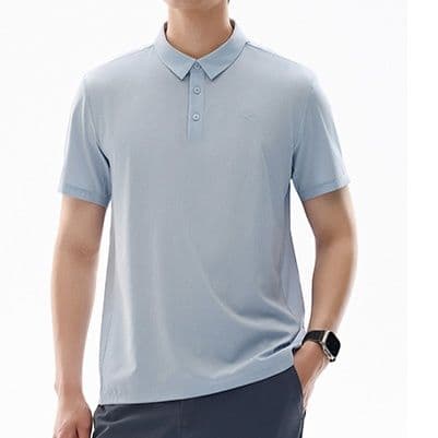 無地 Tシャツ 清涼感じる上質ポロシャツ