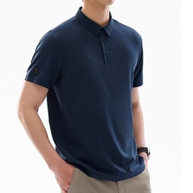 無地 Tシャツ 清涼感じる上質ポロシャツ