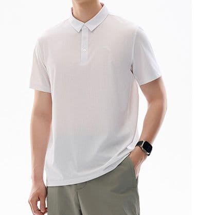 無地 Tシャツ 清涼感じる上質ポロシャツ