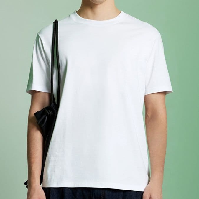 無地 Tシャツ 極上コットン 上質クルーネック
