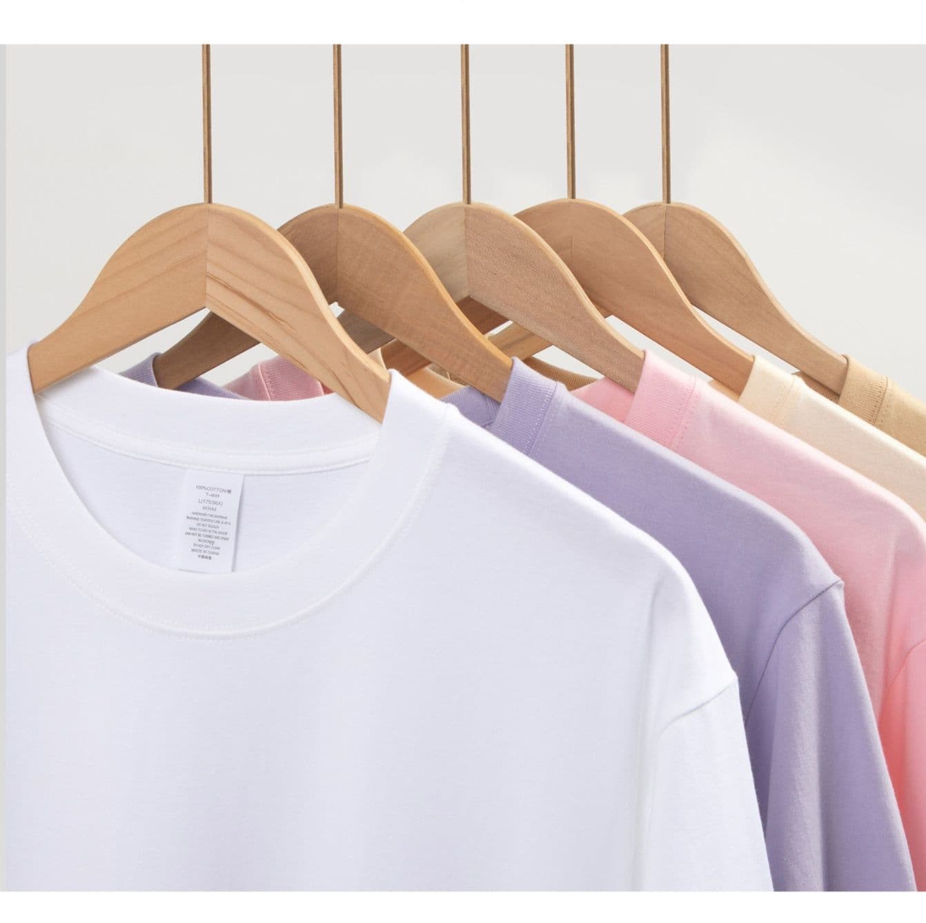 無地 Tシャツ 上質綿素材 ゆったり快適半袖シャツ