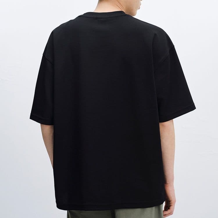 無地 Tシャツ 胸ポケット付き上質素材無地半袖