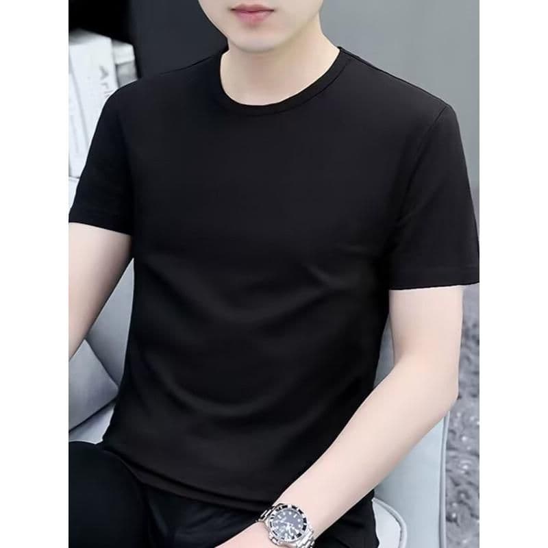 無地 Tシャツ スタンダード丸首半袖シャツ