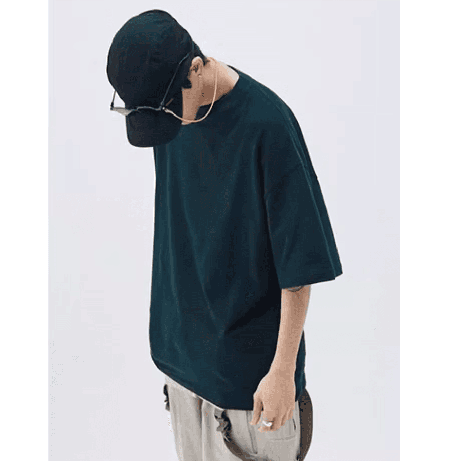 無地 Tシャツ シンプル リラックス 無地フォルム