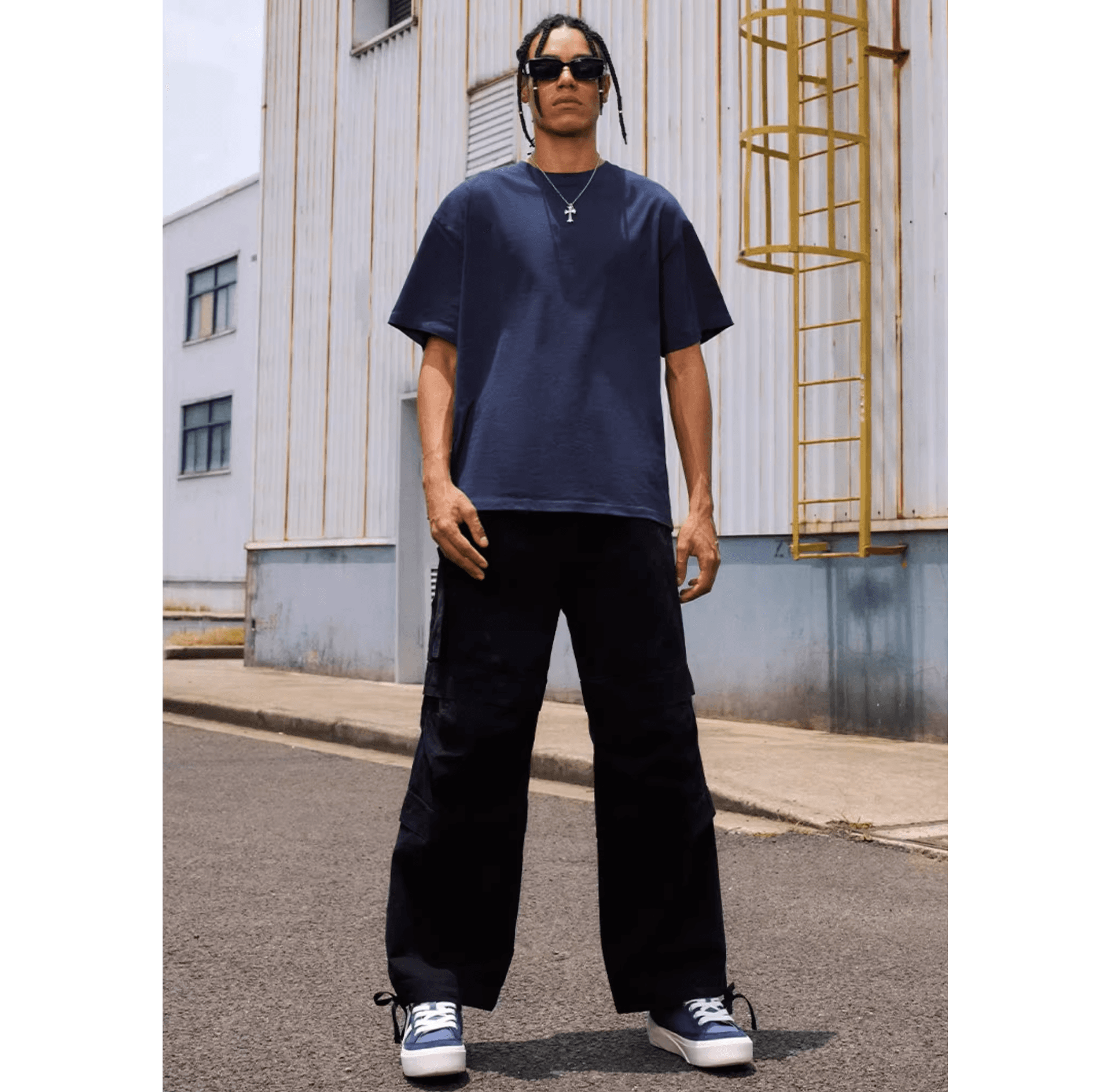 無地 Tシャツ ゆとりシルエット 上質素材 半袖
