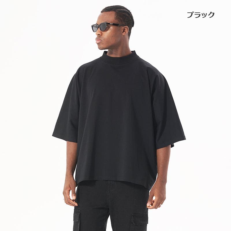 無地 Tシャツ メンズ ビンテージ風 半袖ティーシャツ 無地 黒