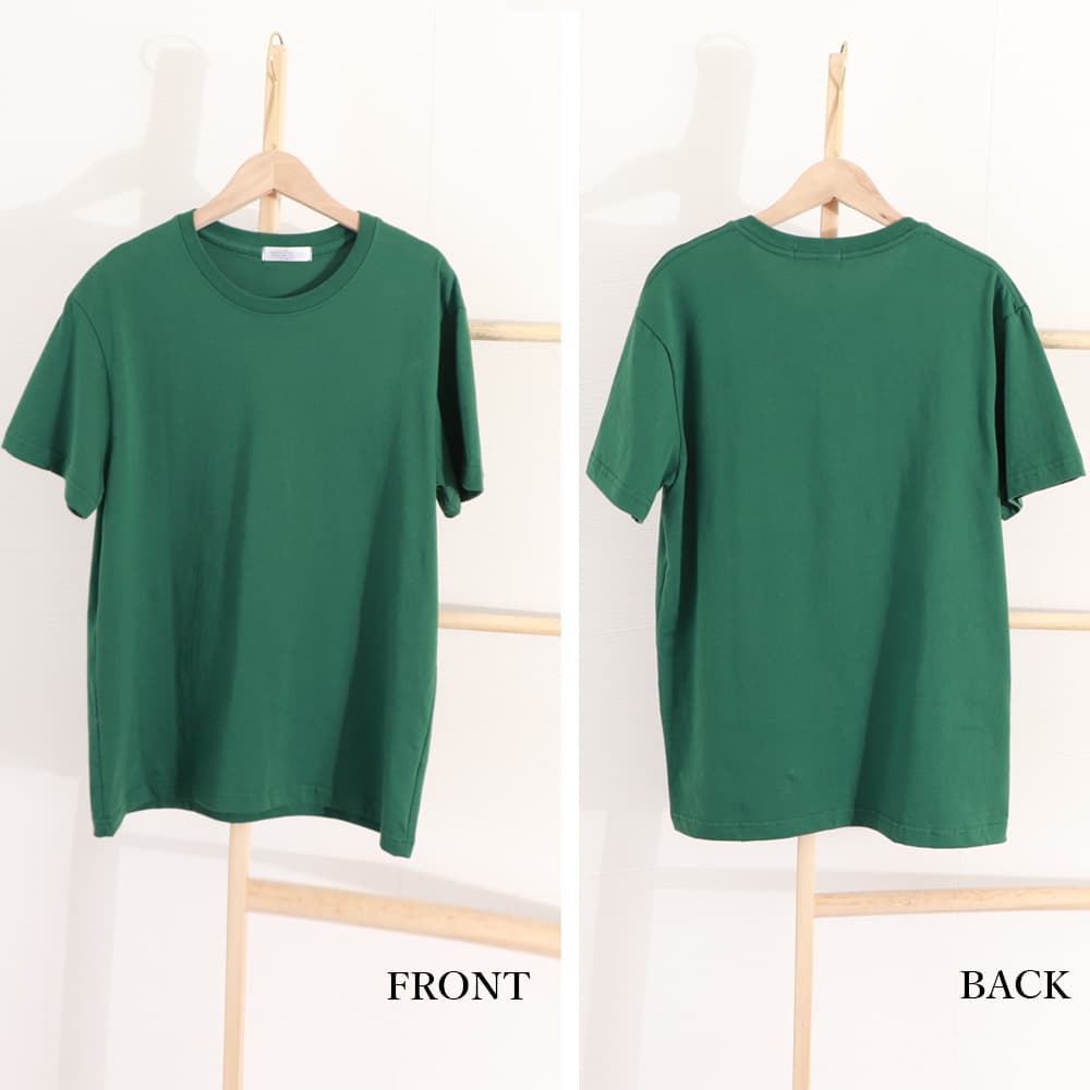 無地 Tシャツ 無地半袖シャツレディースゆったり体型カバー多色展開