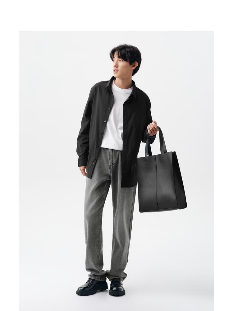 無地 シャツ こだわり素材 上質コットン ドレスシャツ