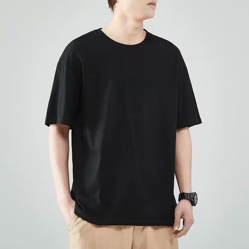 無地 Tシャツ ゆったりシルエット半袖無地シャツ
