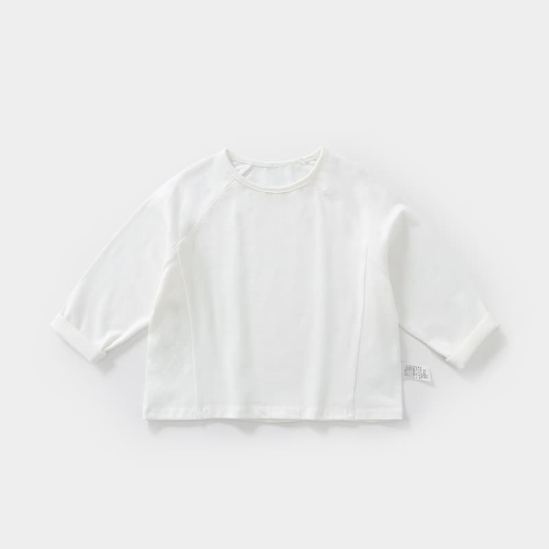 無地 Tシャツ やわらか長袖シンプル子供服