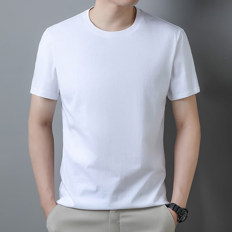 無地 Tシャツ 上質シルエット 極上クルーネック