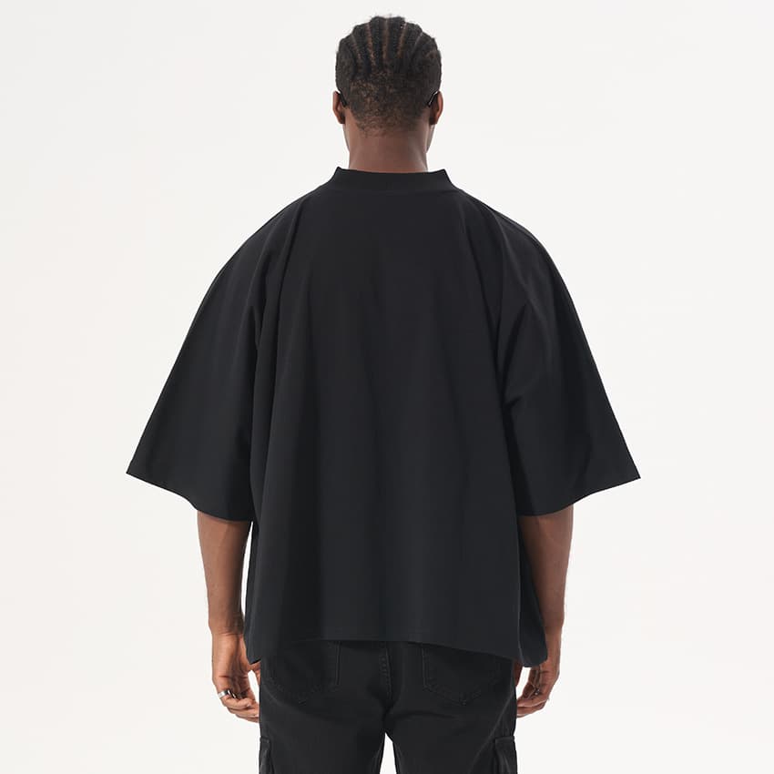 無地 Tシャツ メンズ ビンテージ風 半袖ティーシャツ 無地 黒