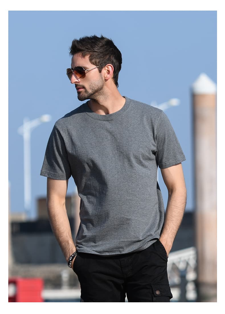 無地 Tシャツ 夏の定番 シンプル無地クルーネックTシャツ