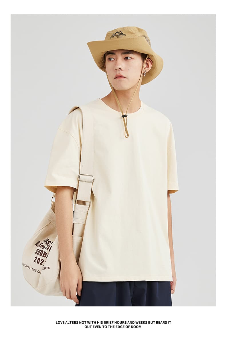 無地 Tシャツ リラックスシルエット ベーシックティーシャツ