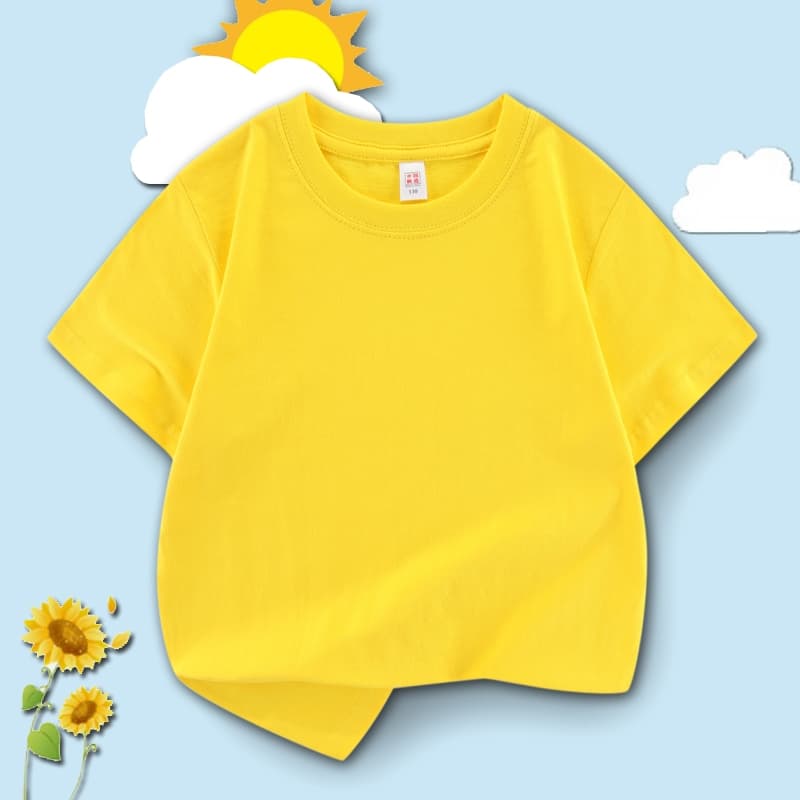 無地 Tシャツ お日さまキッズ シンプル半袖