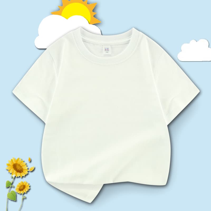 無地 Tシャツ お日さまキッズ シンプル半袖