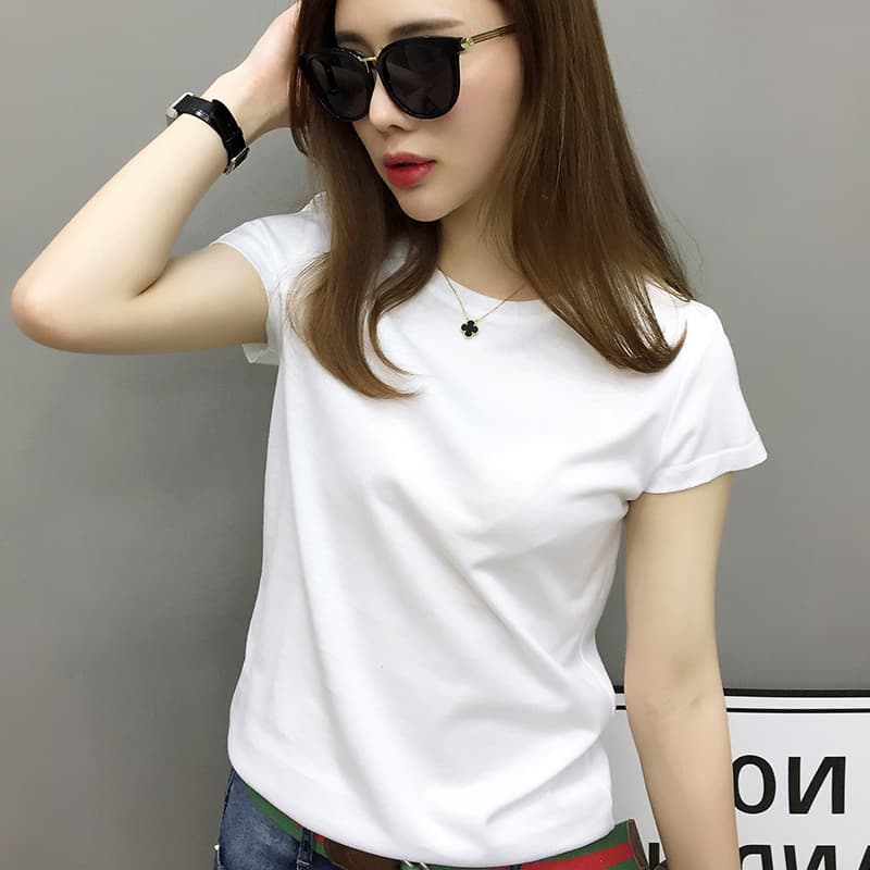無地 Tシャツ シンプル美シルエット 半袖カットソー