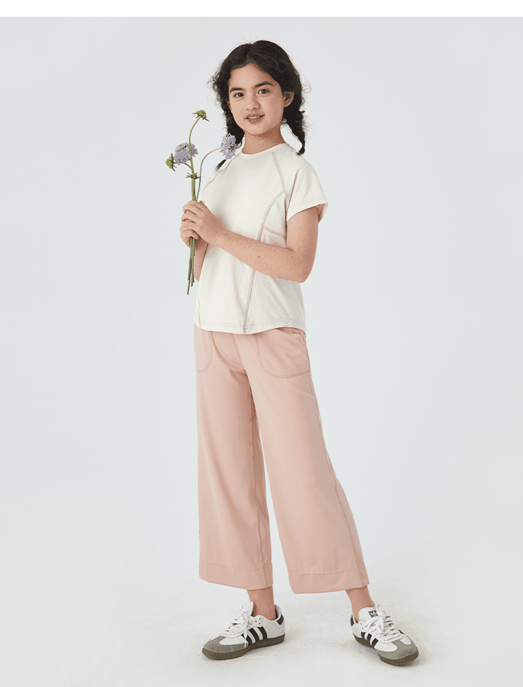 無地 Tシャツ キッズ 季節を彩るきれいめ半袖無地