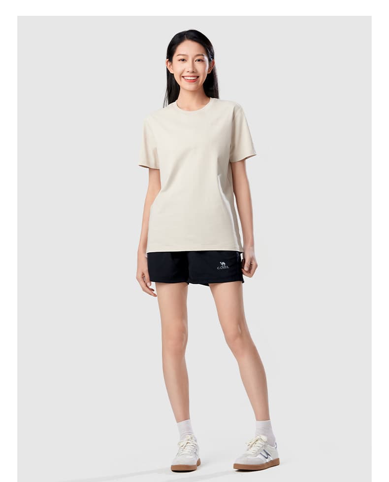 無地 Tシャツ レディース すっきりシルエット 快適着心地の無地半袖