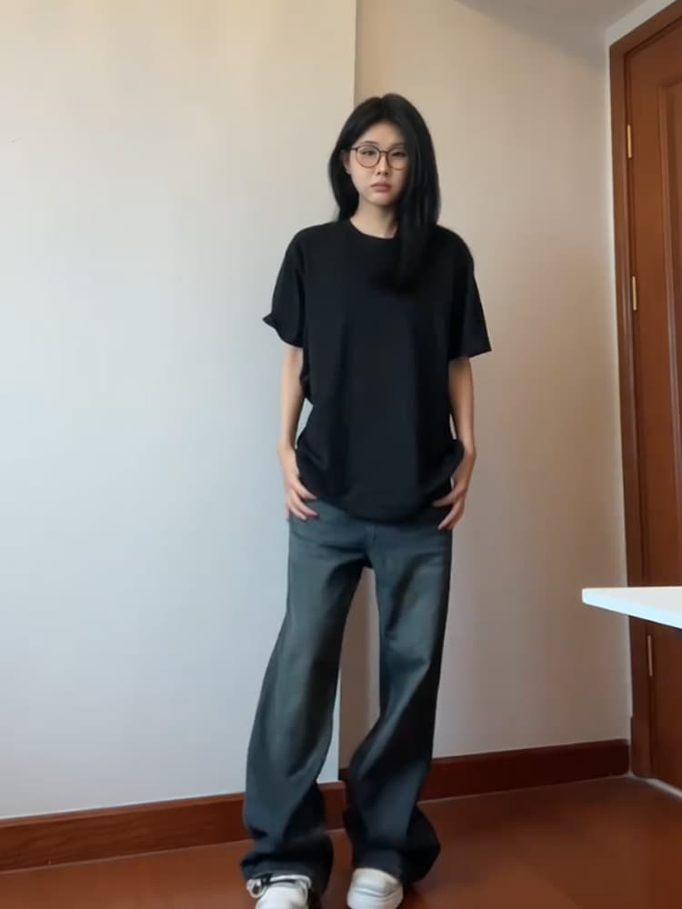 無地 Tシャツ ゆったりシルエット 無地半袖Ｔシャツ