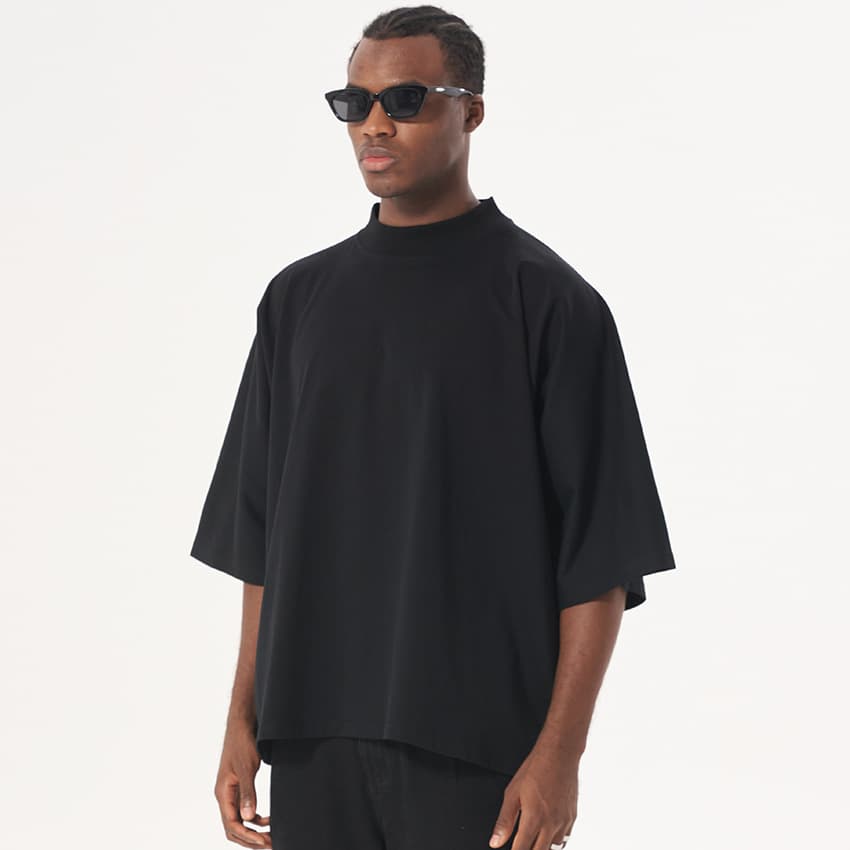 無地 Tシャツ メンズ ビンテージ風 半袖ティーシャツ 無地 黒