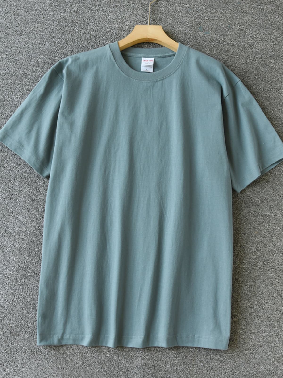 無地 シャツ シンプル ベーシック クルーネック Tシャツ