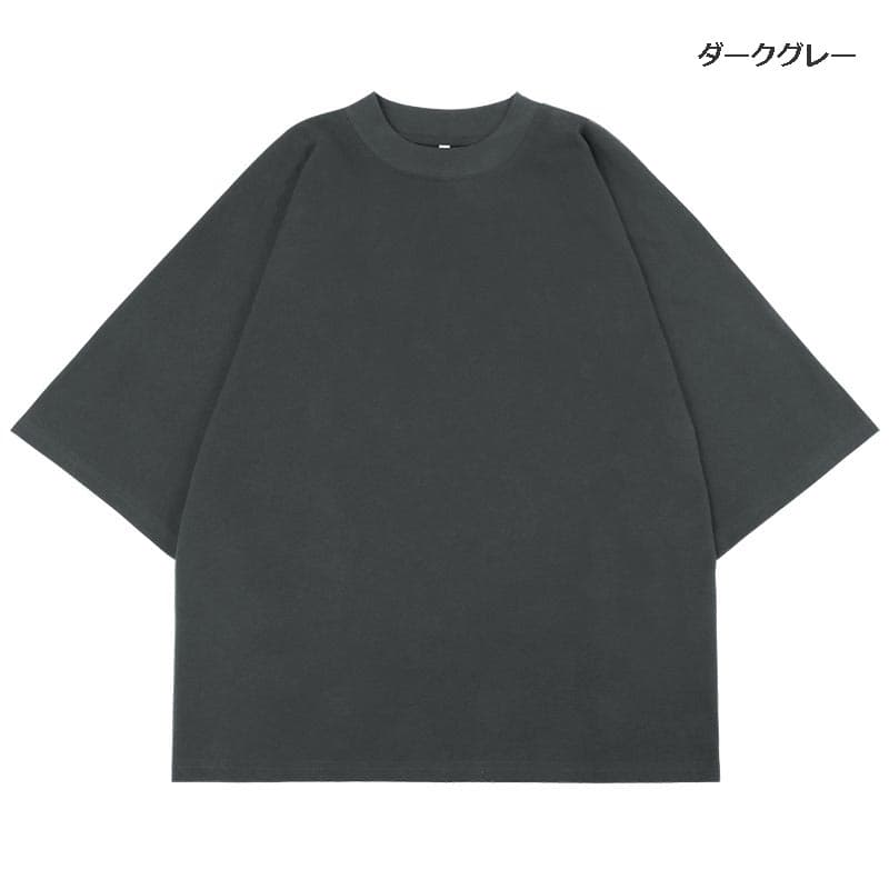 無地 Tシャツ メンズ ビンテージ風 半袖ティーシャツ 無地 黒