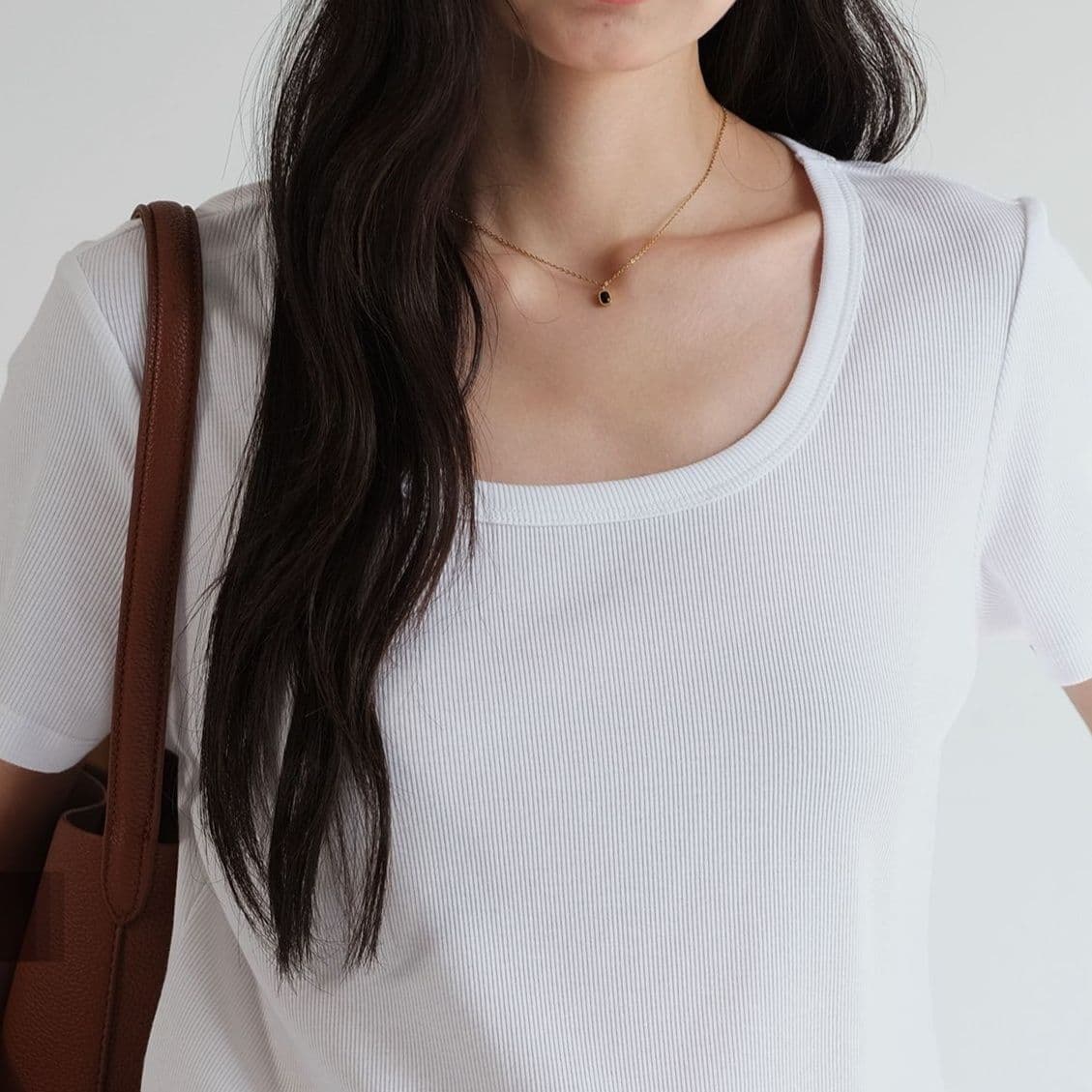 無地 Tシャツ 夏素材 すっきり着こなし 半袖無地