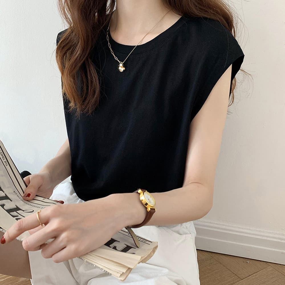 無地 Tシャツ 無地フレンチスリーブTシャツ レディース