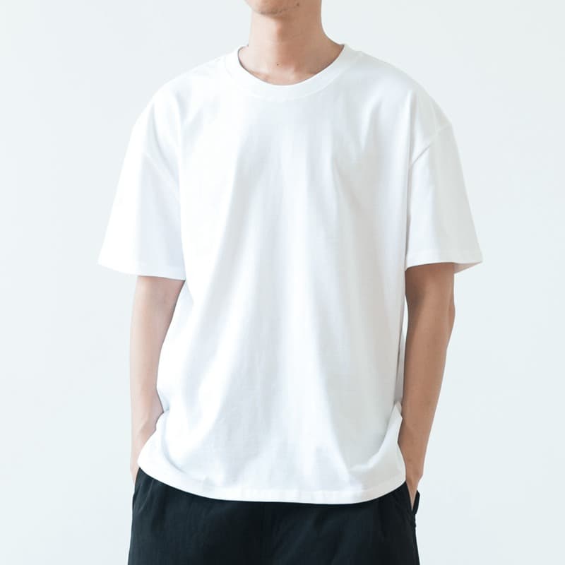 無地 Tシャツ 極上シルエット 快適ゆったり半袖